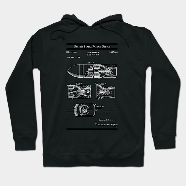 US Patent - Rocket Projectile Hoodie by Taylor'd Designs